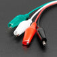 JST PH 2mm 4-pin Plug to Color Coded Alligator Clips Cable