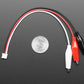 JST PH 2mm 3-pin Plug to Color Coded Alligator Clips Cable