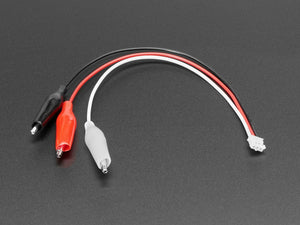 JST PH 2mm 3-pin Plug to Color Coded Alligator Clips Cable