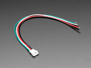 JST PH 2mm 4-Pin Socket to Color Coded Cable - 200mm