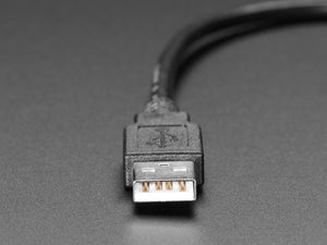 Snap-In Panel Mount Cable USB C Socket to USB A Plug - 30cm