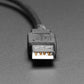 Panel Mount Cable USB C to Type A - 30cm