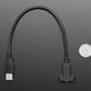 Panel Mount Cable USB C to Type A - 30cm