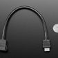 Snap-In Panel Mount HDMI Cable - 30cm