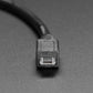 Panel Mount Cable USB C to Micro B Male - 30cm