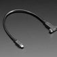 Panel Mount Cable USB C to Micro B Male - 30cm