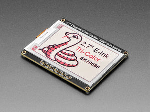 Adafruit 2.7" Tri-Color eInk / ePaper Display with SRAM - Red Black White