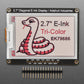 Adafruit 2.7" Tri-Color eInk / ePaper Display with SRAM - Red Black White
