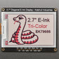 Adafruit 2.7" Tri-Color eInk / ePaper Display with SRAM - Red Black White