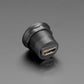 HDMI Round Panel Mount Plug
