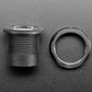 RJ-45 Ethernet Round Panel Mount Adapter Plug