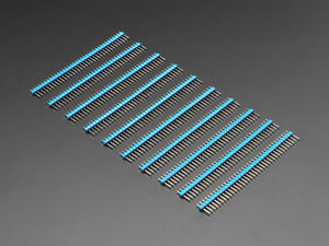Break-away 0.1" 36-pin Strip Male Header - Blue - 10 Pack