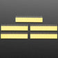 20-pin 0.1" Female Header - Yellow - 5 pack