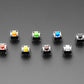 6mm Rainbow Tactile Button Deluxe Party Tray - 160 Pieces