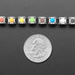 6mm Rainbow Tactile Button Deluxe Party Tray - 160 Pieces