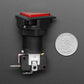 LED Illuminated Triangle Pushbutton - Red