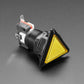 LED Illuminated Triangle Pushbutton - Yellow