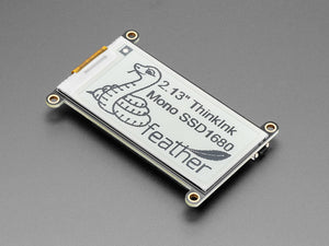 Adafruit 2.13" Monochrome eInk / ePaper Display FeatherWing - 250x122 Monochrome with SSD1680