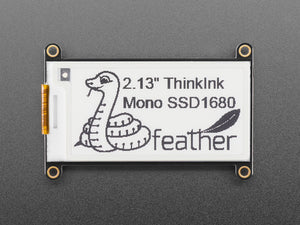 Adafruit 2.13" Monochrome eInk / ePaper Display FeatherWing - 250x122 Monochrome with SSD1680