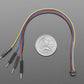 STEMMA QT / Qwiic JST SH 4-pin to Premium Male Headers Cable - 150mm
