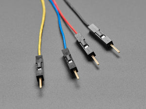 STEMMA QT / Qwiic JST SH 4-pin to Premium Male Headers Cable - 150mm