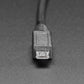 Micro B Round Panel Mount Extension Cable - 30cm