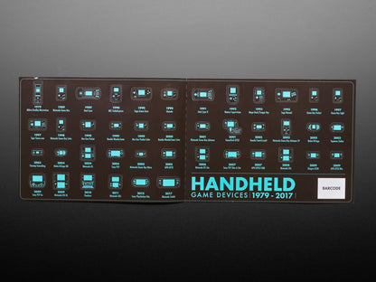 Retro Handheld Game Devices Sticker Set