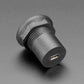 USB C Jack to Micro USB Jack Round Panel Mount Adapter