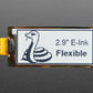 2.9" Flexible 296x128 Monochrome eInk / ePaper Display - UC8151D Chipset