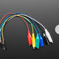 Small Alligator Clip to Female Jumper Wire Bundle - 6 Pieces