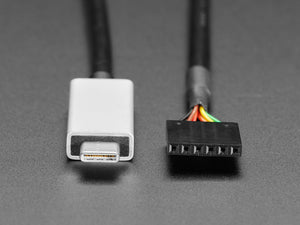 FTDI Serial TTL-232 USB Type C Cable - 5V Power / 3.3V Logic