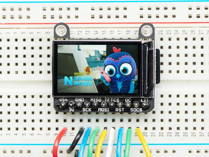 Adafruit 1.14" 240x135 Color TFT Display with MicroSD Card Breakout - ST7789