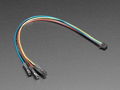 STEMMA QT / Qwiic JST SH 4-pin Cable with Premium Female Sockets - 150mm Long