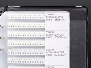 SMT/SMD 0805 Resistor and Capacitor Book - 3725 Pieces