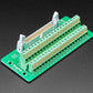 DIN Rail 2x20 IDC to Terminal Block Adapter Breakout