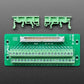DIN Rail 2x20 IDC to Terminal Block Adapter Breakout