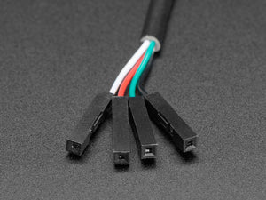 USB Type A Plug Breakout Cable with Premium Female Jumpers - 30cm