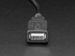 USB Type A Jack Breakout Cable with Premium Female Jumpers - 30cm