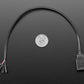USB Type A Jack Breakout Cable with Premium Female Jumpers - 30cm