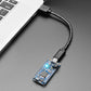 USB Type A to Type C Cable - 6" Long
