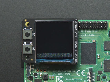 Adafruit Mini PiTFT 1.3" 240x240 TFT Add-on for Raspberry Pi