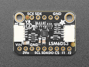 Adafruit LSM6DS3TR-C 6-DoF Accel + Gyro IMU - STEMMA QT / Qwiic