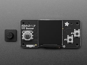 Adafruit 1.3" Color TFT Bonnet for Raspberry Pi - 240x240 TFT + Joystick Add-on
