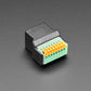 RJ-45 Ethernet Female Socket to Terminal Spring Block Adapter