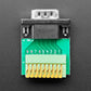 DE-9 (DB-9) Male Plug to Terminal Spring Block Adapter