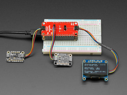 SparkFun Qwiic / Stemma QT FeatherWing Shield for Thing Plus