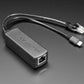 PoE Splitter with USB Type C - 5V 2A - 100 MB Ethernet