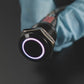 Rugged Latching Pushbutton in Black - RGB (16mm)