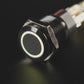 Rugged Latching Pushbutton in Black - RGB (16mm)