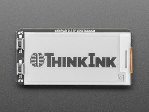 Adafruit 2.13" Monochrome E-Ink Bonnet for Raspberry Pi - SSD1680